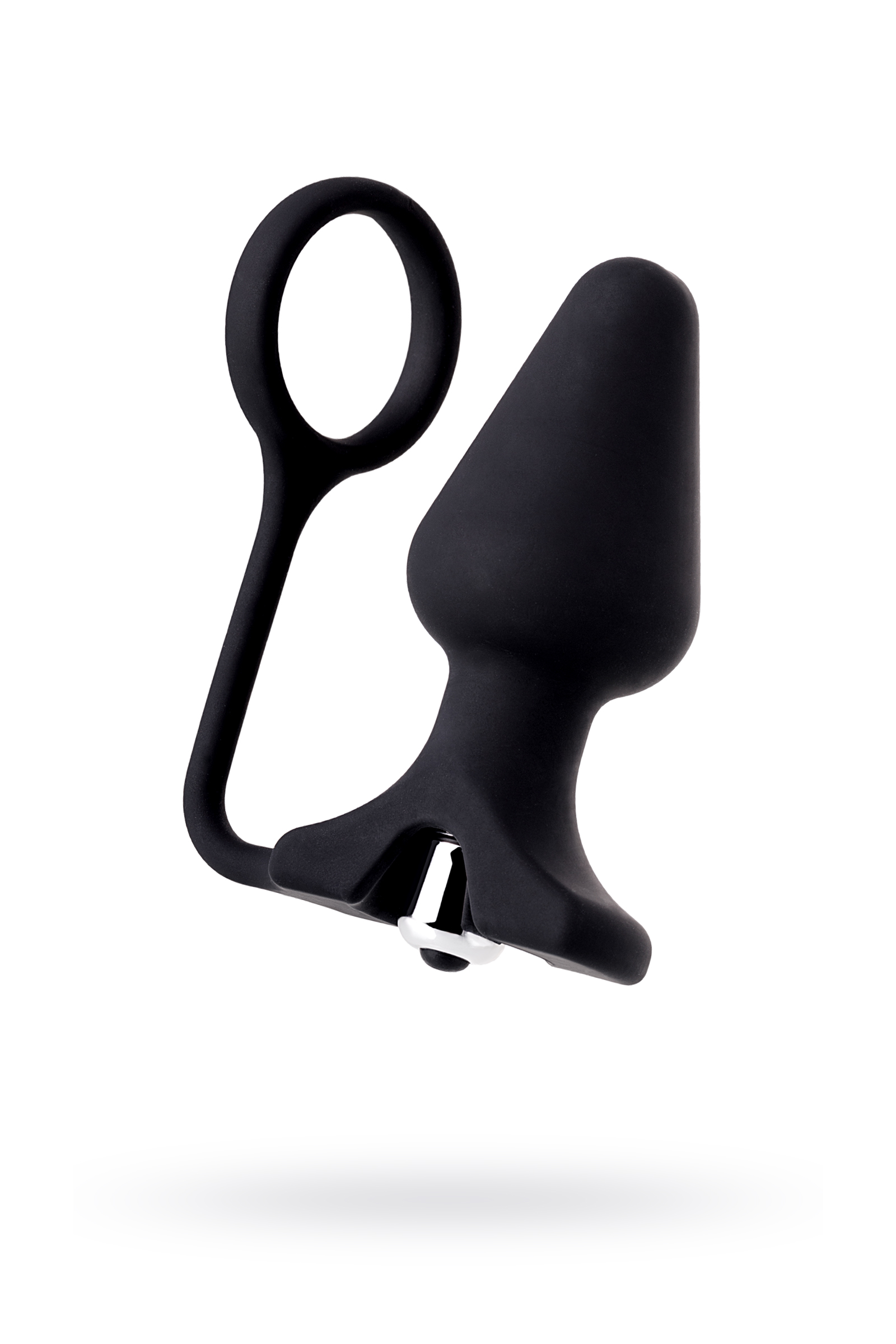 Вибровтулка анальная с кольцом Erotist, 9 СМ, Ø 3,7