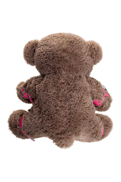 Бондажный набор Pecado BDSM, «Медведь бурый», оковы, наручники, натуральная кожа, розовый