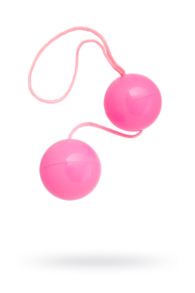 Вагинальные шарики  TOYFA, ABS пластик, розовый, 20,5 см, Ø 3,5 см