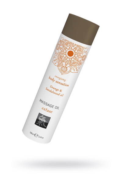 Массажное масло Апельсин и масло сандала, 100 мл.