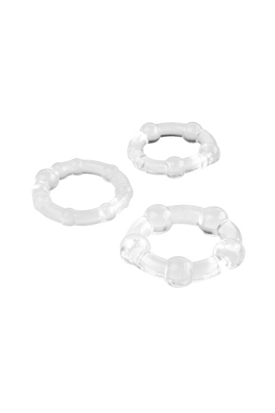 Набор колец TOYFA A-Toys, прозрачные, Ø 2,2