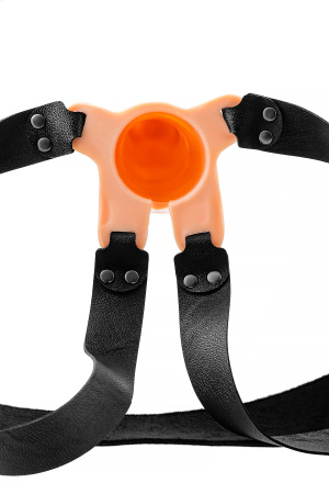 Фаллопротез RealStick Strap-On Conall, TPE, телесный, 14 см