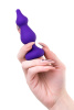 Анальная втулка  TODO BY TOYFA SHOLT, силикон, фиолетовая, 10 см, Ø 3 см