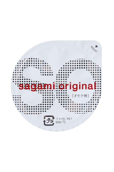 Презервативы Sagami №1 полиуретановые Original 0.02, 1шт 